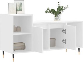 vidaXL Έπιπλο Τηλεόρασης Λευκό 100 x 35 x 55 εκ. Επεξεργασμένο Ξύλο