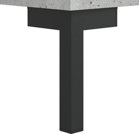 vidaXL Ντουλάπι Γκρι Σκυροδέματος 34,5x32,5x90 εκ. Επεξεργασμένο Ξύλο