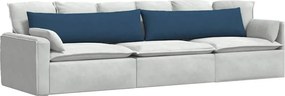 vidaXL Μαξιλάρι Καναπέ 2 pcs Μπλε 145 x 40 εκ. ύφασμα