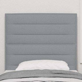 vidaXL Κεφαλάρι Ανοιχτό γκρι 100 cm ύφασμα