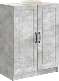 vidaXL Πλαϊνό γραφείο Γκρι Σκυροδέματος 66 x 34,5 x 87 εκ.