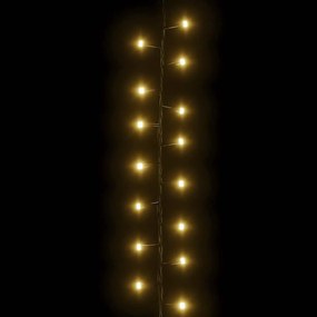 vidaXL Φωτάκια Compact με 2000 LED Θερμό Λευκό 45 μ. από PVC