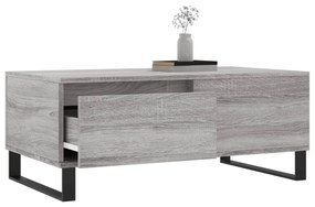 vidaXL Τραπεζάκι Σαλονιού Γκρι Sonoma 90x50x36,5εκ. Επεξεργασμένο Ξύλο