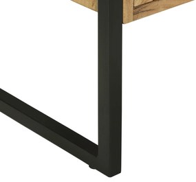 vidaXL Πλευρικός Ντούλαπας 100x30x75 cm Μασίφ Ξύλο Ακακίας