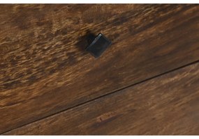 Σκευοθήκη DKD Home Decor Λευκό Σκούρο καφέ Ξύλο από Μάνγκο 150 x 40 x 80 cm