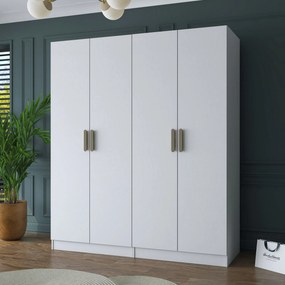 Ντουλάπα Λευκό BRATALE 180x57.5x210