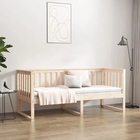 vidaXL Καναπές Κρεβάτι 75x190 εκ. από Μασίφ Ξύλο Πεύκου