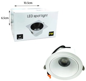LED λάμπα σποτάκι θερμός φωτισμός 7W 4000K 85-265V 90lm- Spot Light