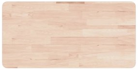 vidaXL Πάγκος Μπάνιου 100x60x4 εκ. Ακατέργαστο Μασίφ Ξύλο