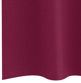 vidaXL Κουρτίνες με κουρτίνες 2 pcs Κόκκινο 225 x 140 εκ. Πολυεστέρας