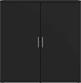 vidaXL Ραφιέρα Μαύρη 79 x 38 x 80 εκ. από Επεξεργασμένο Ξύλο