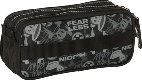 Διπλή Κασετίνα Paul Frank Join the fun Μαύρο 21,5 x 10 x 8 cm