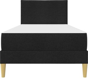 vidaXL Σκελετός Κρεβατιού Μαύρο 90 x 190 cm Πολυεστέρας