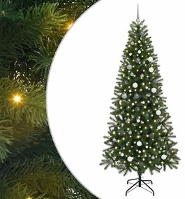vidaXL Τεχνητό Χριστουγεννιάτικο Δέντρο Πράσινο 240 cm ΠΕ και PVC
