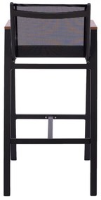 Σκαμπό Μπαρ C5790.02 Ανθρακί Αλουμινίου με Polywood 52x58x108 εκ. 52x58x108 εκ.