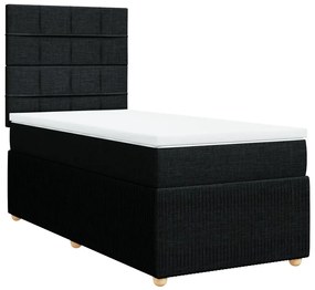 ΚΡΕΒΑΤΙ BOXSPRING ΜΕ ΣΤΡΩΜΑ ΜΑΥΡΟ 90X190 ΕΚ.ΥΦΑΣΜΑΤΙΝΟ 3291913