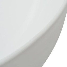 Νιπτήρας Τριγωνικός Λευκός 50,5 x 41 x 12 εκ. Κεραμικός - Λευκό