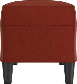 vidaXL Πάγκος Μπορντό 100x35x41 εκ. Υφασμάτινος