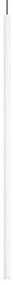 Φωτιστικό Οροφής Κρεμαστό Filo 263687 1,5x150cm LED 3,5W 3000K 230Lm White Ideal Lux