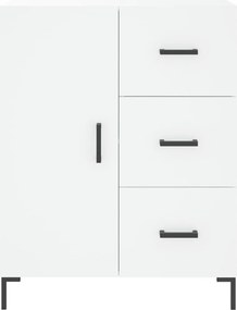 vidaXL Ντουλάπι Λευκό 69,5 x 34 x 90 εκ. από Επεξεργασμένο Ξύλο