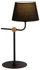 Επιτραπέζιο Φωτιστικό Largo 4221500 Black Viokef Metal, Fabric
