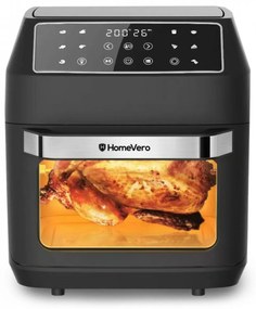 HomeVero HV-AF12.2XL Air Fryer 12lt Μαύρο