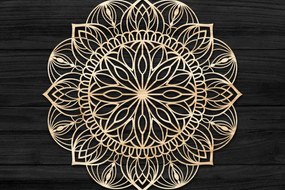 Σετ των 2 Intra απο ξύλο plywood 3mm-4mm πάχος Τρισδιάστατη , Mandala Δίασταση 30x30 cm INTRAFABR-73704628