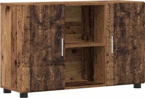 vidaXL Πλαϊνό γραφείο FLORIN 88,5 x 30,5 x 55,5 εκ Παλιό ξύλο