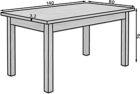 Επεκτεινόμενο τραπέζι Colossus 80-Mauro - Sonoma