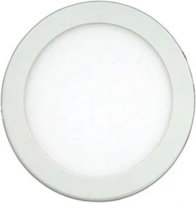 Led panel slim φωτιστικό Φ145 LED 9W 3000K θερμό λευκό φως στρόγγυλο λευκό