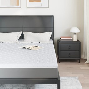 vidaXL Στρώματα Λευκό 140 x 190 cm Πολυεστέρας χωρίς κόλλα