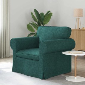 vidaXL Καναπές Σκούρο Πράσινο