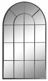 Τοίχο καθρέφτη DKD Home Decor Μαύρο Κρυστάλλινο Σίδερο Καθρέφτης Παράθυρο 70 x 2,5 x 120 cm 70 x 1,8 x 120 cm