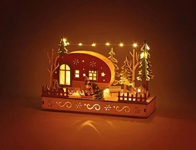 Διακοσμητική Παράσταση με LED - 19x10x28cm