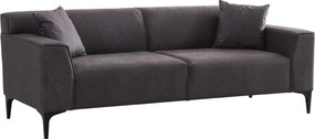 3-Seat Sofa New Petra 3 - Anthracite Anthracite