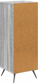 vidaXL Ντουλάπι με Συρτάρια Γκρι Sonoma 33 x 34,5 x 90 εκ