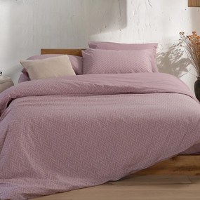 Σεντόνια Suspen (Σετ 4τμχ) Mauve Nef-Nef Homeware Υπέρδιπλo 240x270cm 100% Βαμβάκι