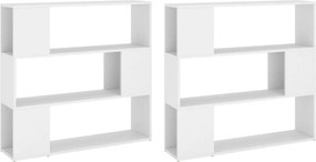 vidaXL Βιβλιοθήκη/Διαχωριστικό Χώρου Λευκό 100 x 24 x 188 εκ.