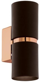 Φωτιστικό Τοίχου Led Passa 95371 Brown Eglo Metal