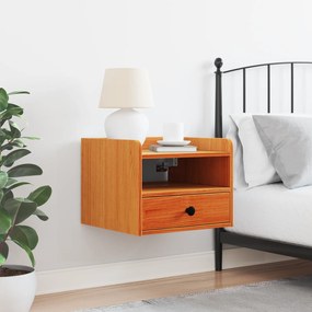 vidaXL Κομοδίνο Καφέ κεριού 38 x 36 x 29.5 εκ Συμπαγές ξύλο πεύκου
