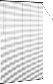 vidaXL Βενετσιάνικες Ρόδες Μαύρο 220 x 135 εκ Αλουμίνιο