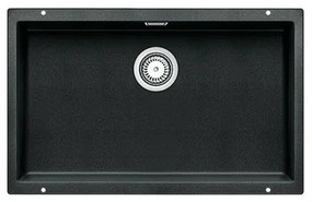 Blanco Subline-U 700-U Anthracite SILGRANIT™ PuraDur™ Γρανιτένιος Νεροχύτης Υποκαθήμενος με 1 Γούρνα 73x46 cm