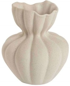 Βάζο Κεραμικό Capri AH-AX73171 Φ17x19,5cm Ecru Andrea House Ceramic