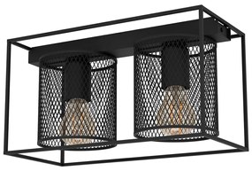 Φωτιστικό Οροφής Eglo 43772 CATTERICK Μαύρο Ματ (Black Mat)