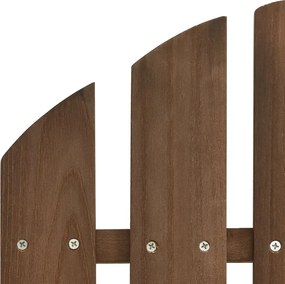 vidaXL Πολυθρόνα Καφέ Ξύλινη