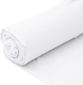 vidaXL Μεμβράνη με Γεωύφασμα Λευκή 1 x 150 μ. Πολυεστερικές Ίνες