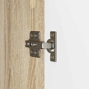 vidaXL Πλαϊνό γραφείο Sonoma Δρυς 66 x 34,5 x 90 εκ Επεξεργασμένο Ξύλο