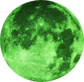 Αυτοκόλλητο Τοίχου Που Φωσφορίζει Σελήνη 19.3cm