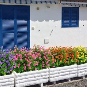 Stewehome Τεχνητό διακοσμητικό μπουκέτο πρασινάδας