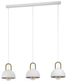 Φωτιστικό Οροφής- Ράγα Calmanera 99696 90x20x110cm 3xE27 White-Gold Eglo